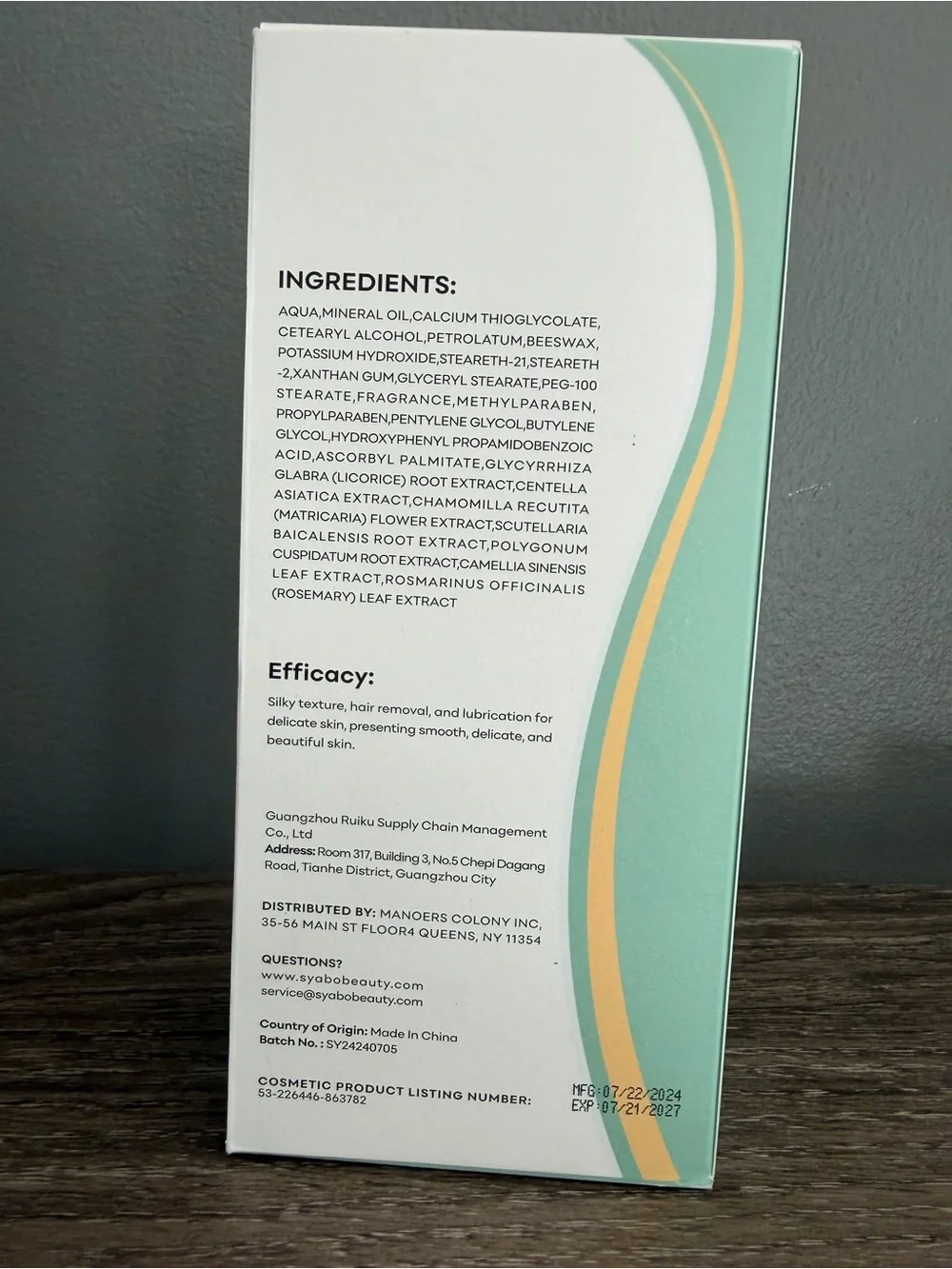 Sensitive Hair Removal Cream